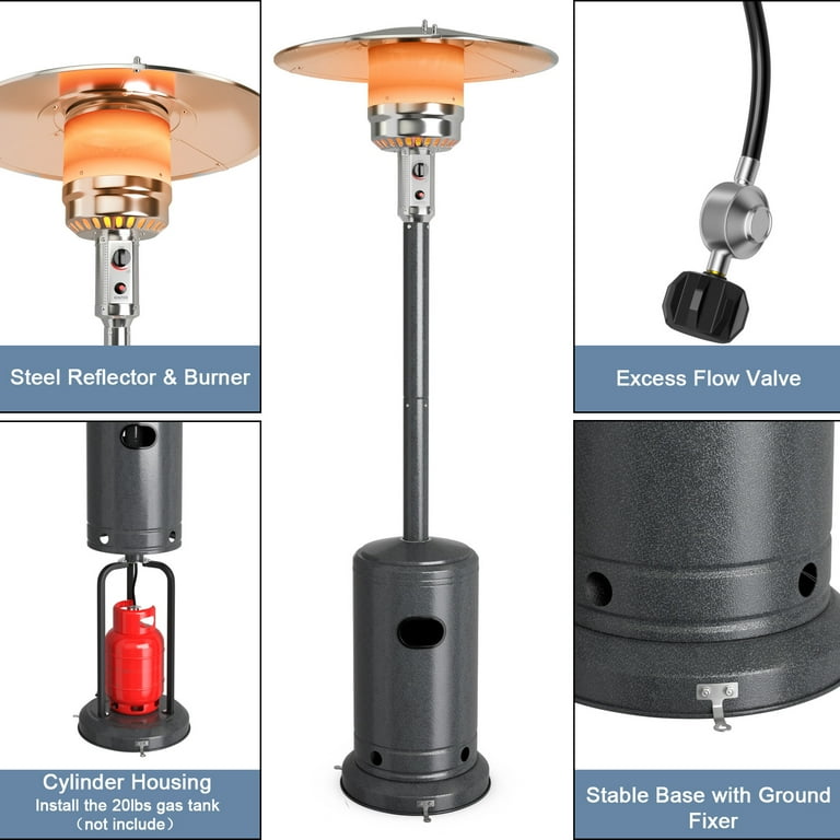 Propane Heater Aldi Outdoor Patio Heater Patiojoy Outdoor 48000