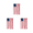 3PCS Lighted Rag American Flag Banner#8, variant on 2PCS Lighted Rag American Flag Banner, 50*27 Inch Fringed Blue Star Flag, 1776 Decorative Hanging Flag for Outdoor Garden Yard Home Party