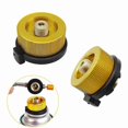 thumbnail image 1 of 2-Pack Adapter for Camping Gas Stove Valve, Butane Canister to Screw-On Connector Nozzle Conversion Head, 1 of 5