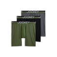 thumbnail image 1 of Jockey Men's Infinite Cool Microfiber Stretch 8" Long Leg Boxer Brief - 3 Pack, 1 of 9
