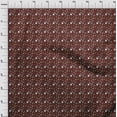 thumbnail image 4 of oneOone Velvet Maroon Fabric Sports Craft Projects Decor Fabric Printed By The Yard 58 Inch Wide, 4 of 4