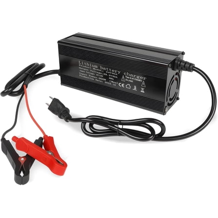 24V 30A LiFePO4 Battery Charger, 29.2V Lithium Battery Charger, Fast Charging, Over-Current and Over-Voltage Protection for 24V Lithium Iron Phosphate Batteries