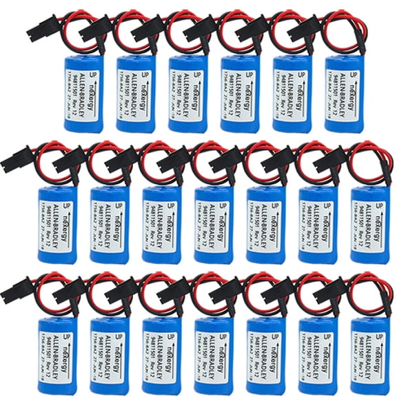 20Pack 1756-BA2 3.0V PLC Battery Replacement for Allen Bradley 1756-BA2 BR2/3A-AB 1745-B1