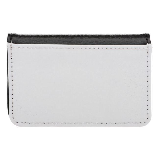 1pc Practical PU Leather Business Cards Holder ID Cards Protection Cover (Black)
