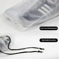 thumbnail image 4 of 11.8 x 15.7 inch Drawstring Bags 10 Pack, Travel Shoe Bags with Drawstring, Large Shoes Storage Organizers Pouch with Rope, Translucent Shoe Bags for Travel, 4 of 8
