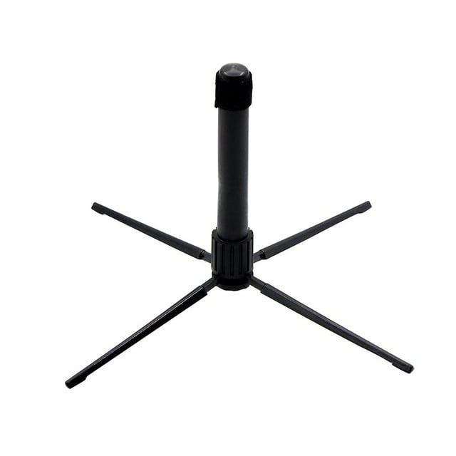Daisyyozoid Support de Clarinette Pro en Gros Support de Flûte Pliable en Métal 4 Pieds Accessoire Musical