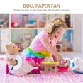 thumbnail image 4 of Mini Paper Fans Props Mini House Paper Fans Decoration Photography Props, 4 of 8