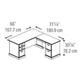 thumbnail image 3 of Bush Furniture Saratoga L-Shape and Lateral File Set in Cherry, 3 of 5