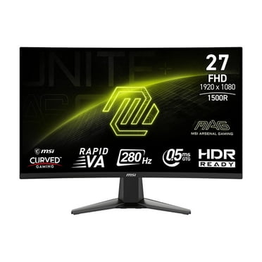 MSI MAG 276CXF 27" 16:9 Full HD 280Hz Curved VA LED HDR Gaming Monitor, Metallic Black