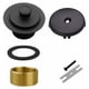 thumbnail image 1 of Kit Desagüe y Rebosadero para Bañera con Placa Frontal Rebosadero un Solo Orificio. Kit Desagüe para Bañera Universal, Totalmente Metálico, con Elevación y , Color Negro., 1 of 5