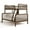Hazelnut, variant on Storkcraft Pasadena Twin Over Full Bunk Bed, Driftwood