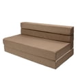 thumbnail image 2 of Sofá Cama Plegable - Matrimonial - Marrón Claro Memory Foam SOFA CAMA COZY, 2 of 10