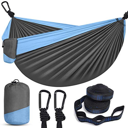the Beach Back Yard or Any Adventure! Travel Lightweight and Compact Proventure Camping Hammock & FREE Tree Straps For Backpacking 