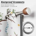 thumbnail image 2 of Outdoor Curtains for Patio Waterproof, Easter Outdoor Privacy Panels Grommet, Spring Bunny Eggs Botanical Leaves Tree Branch Blackout Outside Curtains for Porch/Cabana 54"x84", 2 Panels, 2 of 8