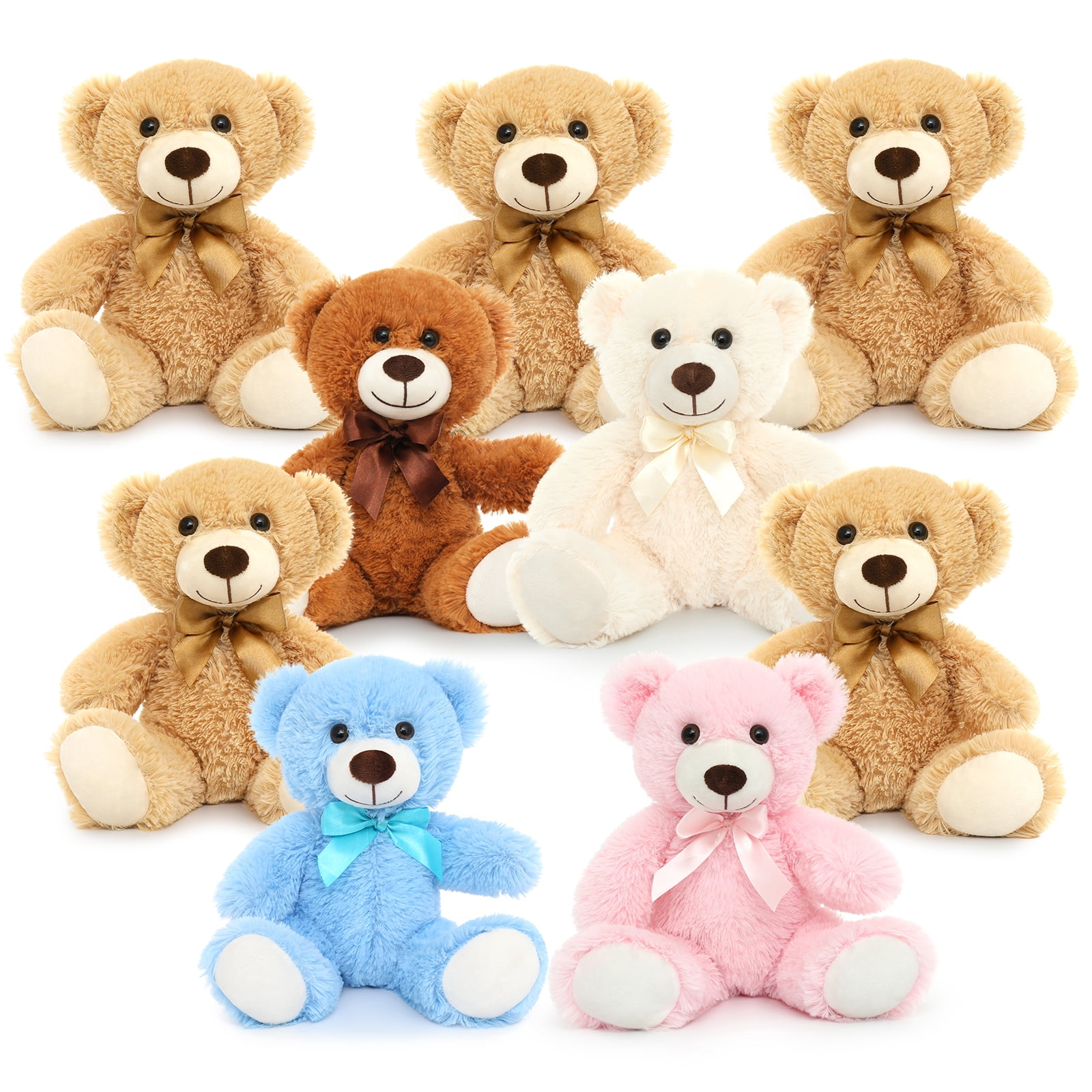 MaoGoLan 9 Packs Teddy Bear 14" Bulk Stuffed Animals Plush Toy
