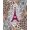 Pink Black White Multicolor, Pattern 16, variant on ODIKA Spotted Cheetah Tower Zebra Stripe Print Leopard Playful Expressive Non-Slip Chair-Friendly for Home Office, Gaming Room, Under Desk