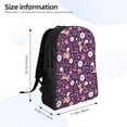 thumbnail image 4 of Fotbe Cute Squirrel Floral Travel Laptop Backpack, Business Slim Sturdy Laptops Backpack, Water Resistant College School Computer Bag Gift for Men & Women Fits 15.6 Inch Notebook, 4 of 8