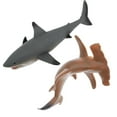 thumbnail image 1 of Tiburón, estatuilla de juguete de tiburón - Modelo de animales de figura de vida marina, 1 of 8