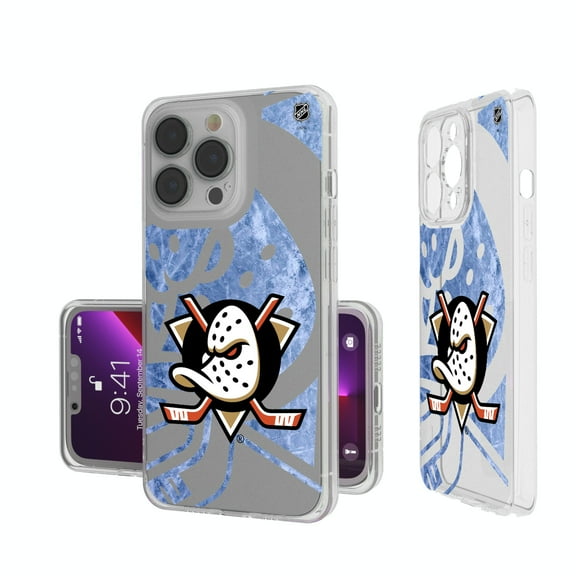 Anaheim Ducks iPhone Clear Ice Case