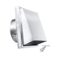thumbnail image 2 of Tapa de ventilación de pared Strade Fareast Limited acero inoxidable resistente a la intemperie 184 cm x 95 cm x 51 cm, 2 of 8