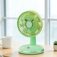 thumbnail image 5 of Desk Fan Rechargeable Portable Round Base 10x10x17 cm for Home Office Outdoor Gift, 5 of 6