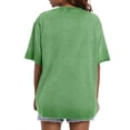 thumbnail image 4 of MOSHU Oversized T Shirts for Women Short Sleeve Vintage Print Cotton Tees Washed Shirts Casual Baggy Womens Tops, 4 of 9