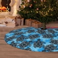 thumbnail image 6 of Lsque Bohemian Sea Turtle Print Christmas Tree Skirt, Tree Skirt with Ties or Velcro, Perfect for Holiday Decorations, Halloween, and New Year-48", 6 of 7