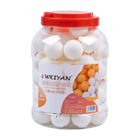 60 piezas de pelotas de pong resistentes de 3 estrellas para juegos s en interiores y exteriores