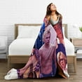 thumbnail image 4 of Blanket Ross Musics Lynch Throw Flannel Blankets Warm Soft Cozy Fuzzy Air Conditioning Blanket for Living Room Sofa Bed Gift Blankets for All Seasons 30"x40", 4 of 6