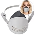 thumbnail image 2 of Respirator Excellent Permeability Exquisite Look Dust Respirators Rubber  for Coal Dusts for Non Toxic Dusts, 2 of 8