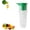 Green, variant on Screw-Top Lemon Squeezer - 2025 Upgraded Lemon Mini Squeezer Screw Top, Compact Juice Extractor Citrus Press with Lid, Squeeze Lime for Cocktails, Drinks (Green)