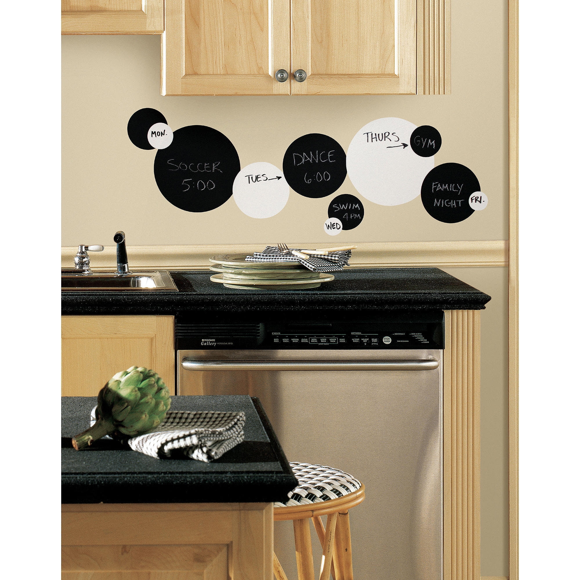 Black And White Chalkboard Dots Peel And Stick Wall Decals - Black And White Chalkboard Dots Peel And Stick Wall Decals Walmartcom black and white chalkboard dots peel and stick wall decals - black and white chalkboard dots peel and stick wall decals walmartcom
