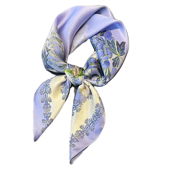 Stylish Square Scarf For Women 70x70cm Soft Bandana Hair Neck Wrap Design