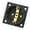 Black gold plated, variant on Yammee Wide Compatibility EU Standard Power Outlet Panel Outlet for Electronics