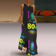 thumbnail image 2 of I Love The 80's Eighties Long Dress Dress for Women Women's Luxury Party Dress, 2 of 8