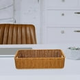 thumbnail image 3 of Nishuna Woven Cutlery Storage Basket Tabletop Cutlery Basket Imitation Rattan Tableware Basket, 3 of 6