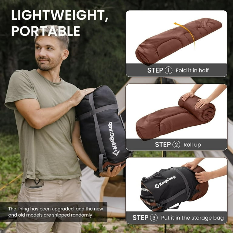 Sleeping Bag for Adults, Cold Weather Warm XL Big and Tall