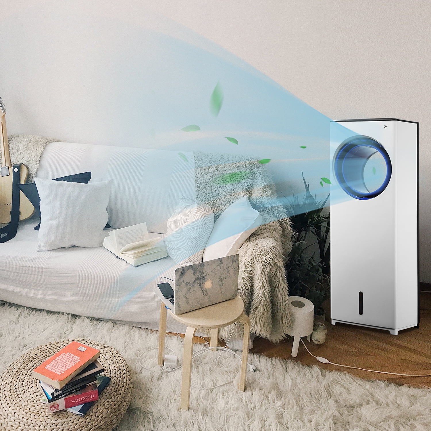 Ainfox Portable Premium Air Cooler, Quiet Cooling Fan & Humidifier with