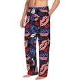 thumbnail image 6 of Salouo American With Lips Print Pajama Pants for Men, Lounge Pants Elastic Waistband Casual Men's sleepwear Loungewear Sleep Pajama Pant -X-Large, 6 of 7