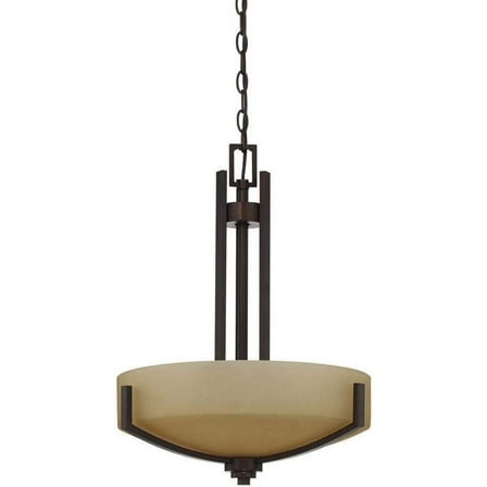Sunset F22103-64 3 Lt 100W Mb Hadley Bowl Pendant Provincial Bronze