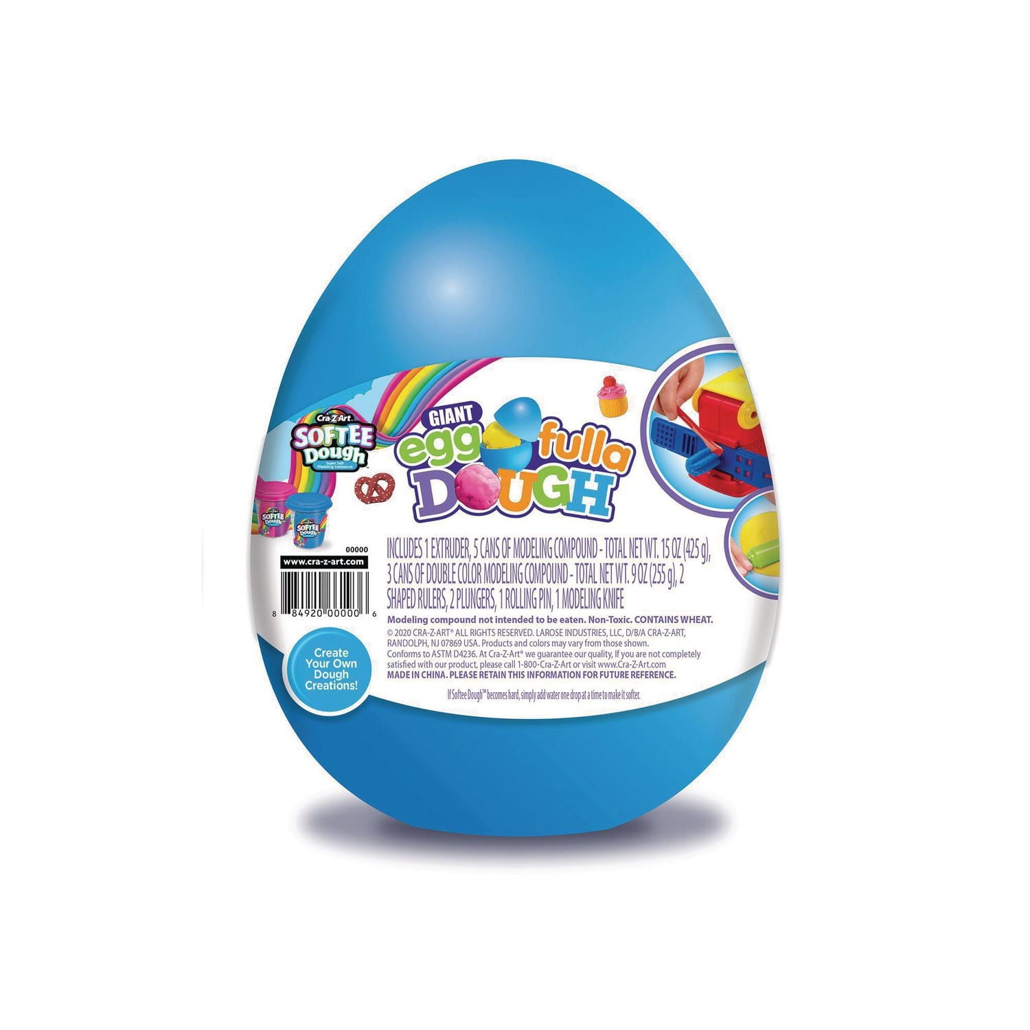 Cra-Z-Art Softee Dough Giant Egg Fulla Dough