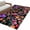 Black, variant on Spring Floral Round Area Rug 3Ft Washable Small Circle Rugs for Kitchen Entryway, Retro Watercolor Flowers Leaves Plants Purple Non-Slip Carpet Floor Mats Indoor Outdoor Carpet Runner Home Decor