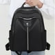 thumbnail image 4 of Mochila antirrobo de mujer - Bolso de hombro descapotable de 3 vías, tela negra, 28x14x34cm, múltiples bolsillos, talla A4, viaje y casual, 4 of 7