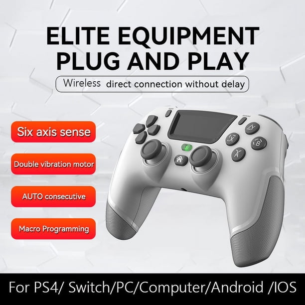 Controlador Controlador de juego de 6 ejes Controlador de Gamepad de vibración de motor dual para interruptor PS4 NS