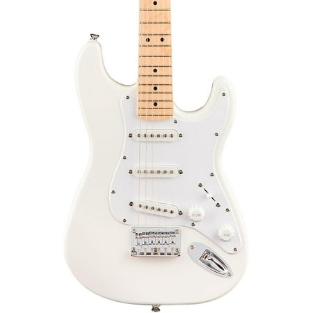Squier Mini Stratocaster Maple Fingerboard Electric Guitar Olympic (Best Guitar Pickups For Stratocaster)