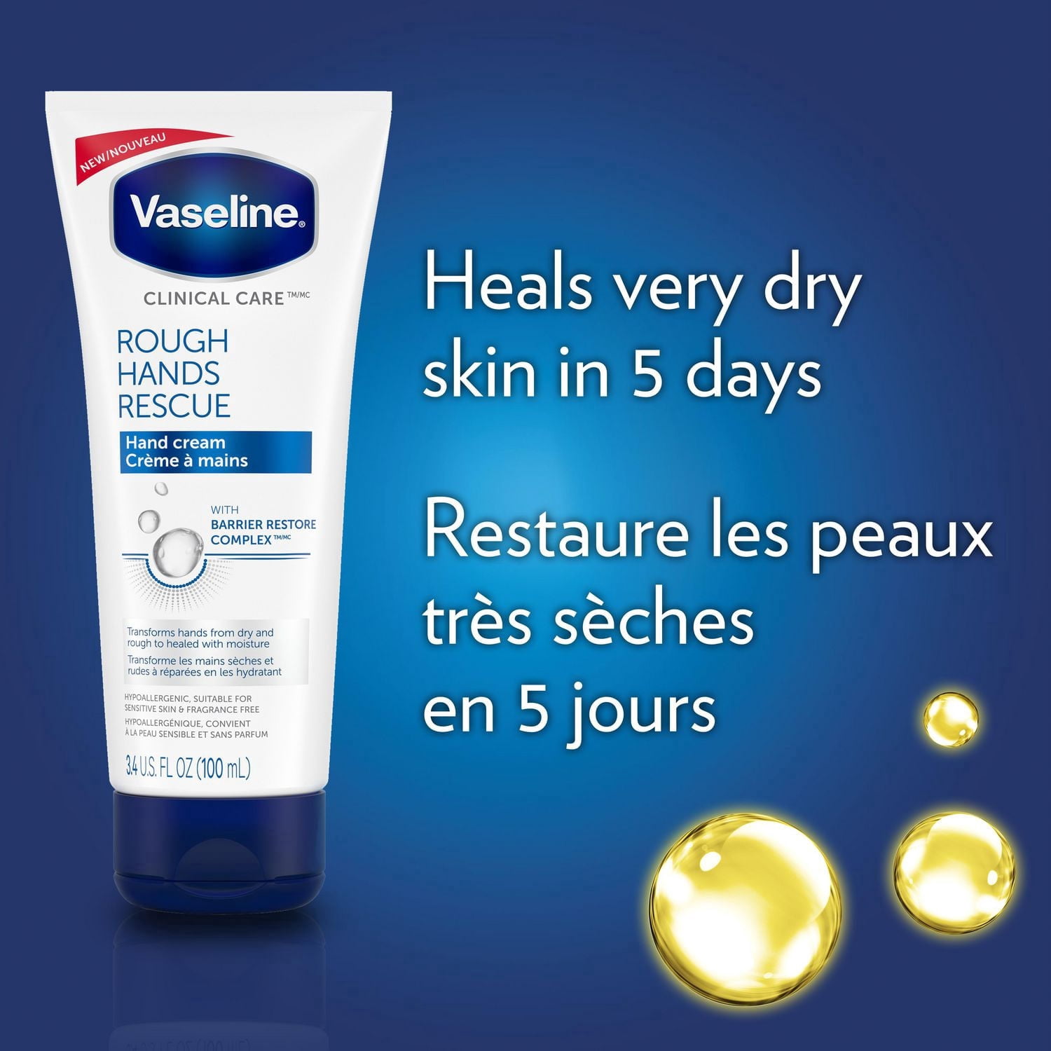 Vaseline Clinical Care Rough Hands Rescue Cream