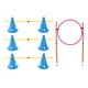 thumbnail image 2 of de conos de obstáculos,Hurdle Cones Course escalera de agilidad para deportes al aire libre,entrenamiento conjunto salto velocidad perros ,conos de ejercicio equipo para Yuyangstore  Curso de conos de obstáculos, 2 of 8
