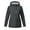 07# Dark Gray, variant on DENGDENG Womens Rain Jacket with Hood Waterproof Casual Windbreaker Rain Coats Trendy Long Lightweight Jackets Outdoor Hiking Raincoats Black S