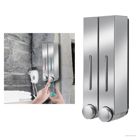 

Wall-Mnted So Dispenser Shower Shampoo l ntainer Pump Bottle Box