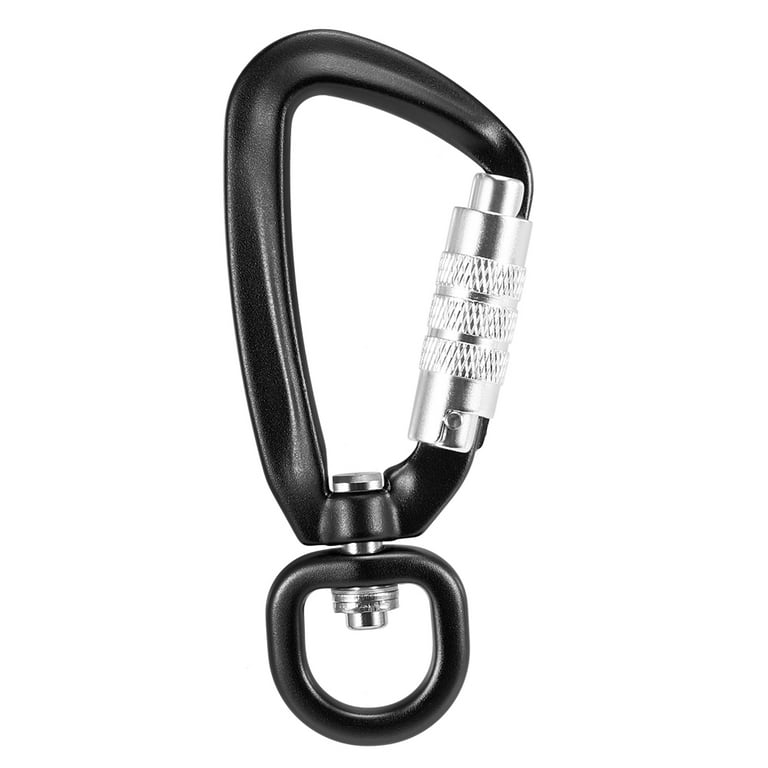 VANZACK 80 Pcs Spring Buckle Tiny Carabiner Climbing Carabiners Metal  Outdoor Carabiners Carabiner Clip Small Backpack Clips EDC Keychain Swivel